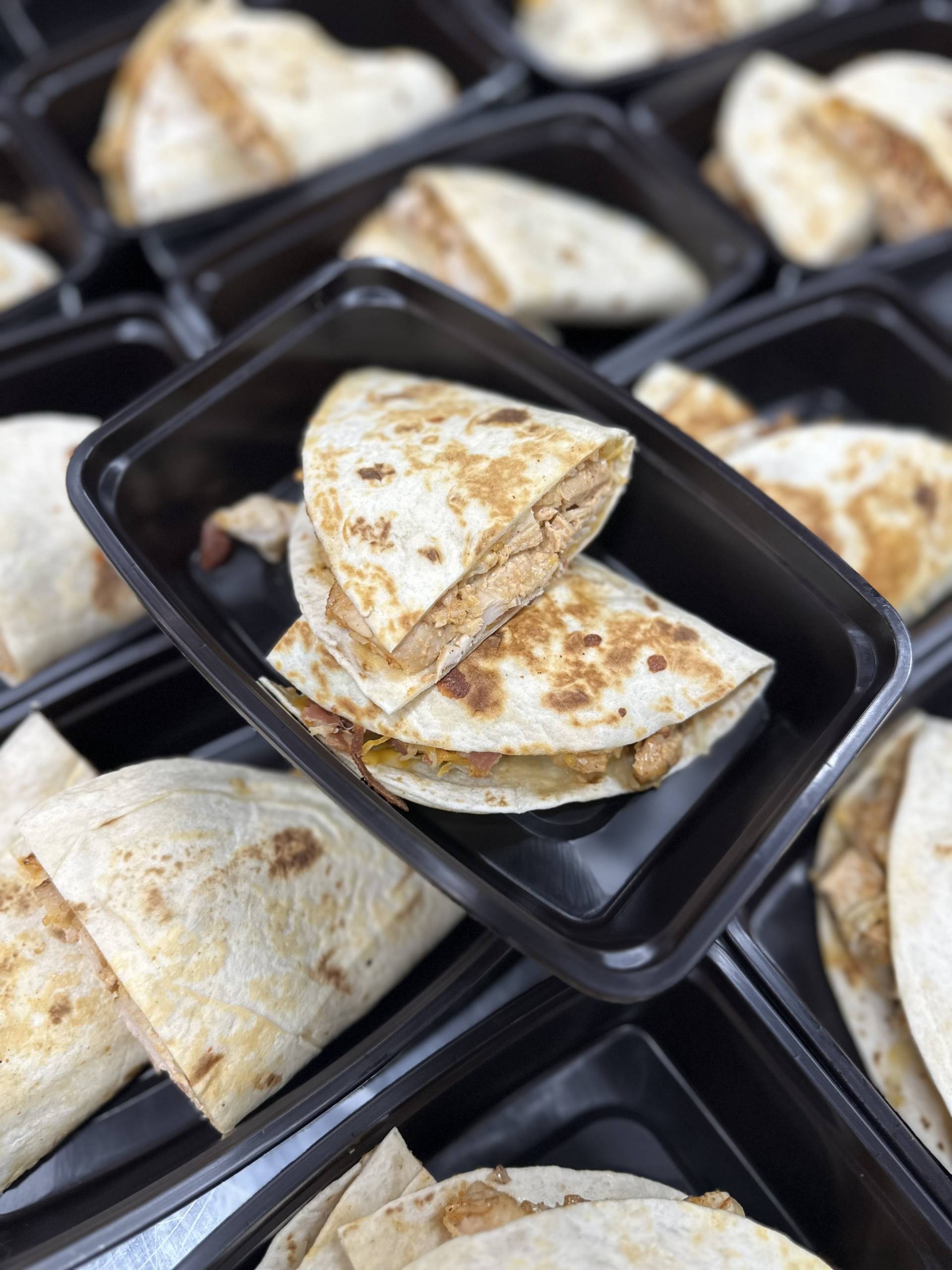 Low Carb Grilled Chicken Bacon Ranch Quesadilla