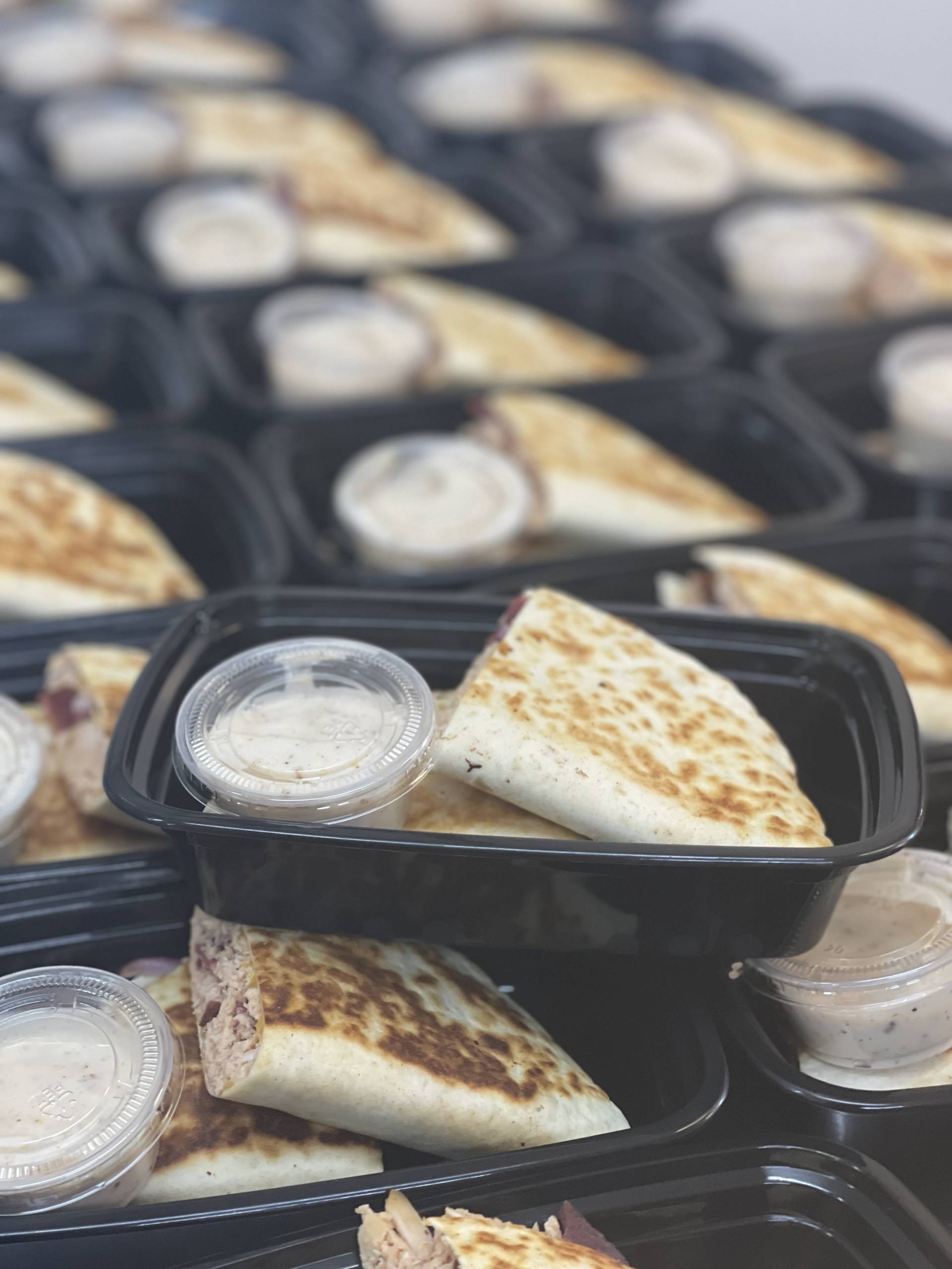 Grilled Chicken Bacon Ranch Quesadilla